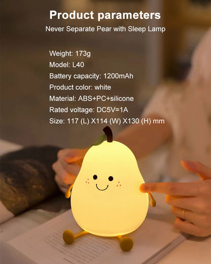 Lampara Pera , anti miedo ,acompaña tus noches